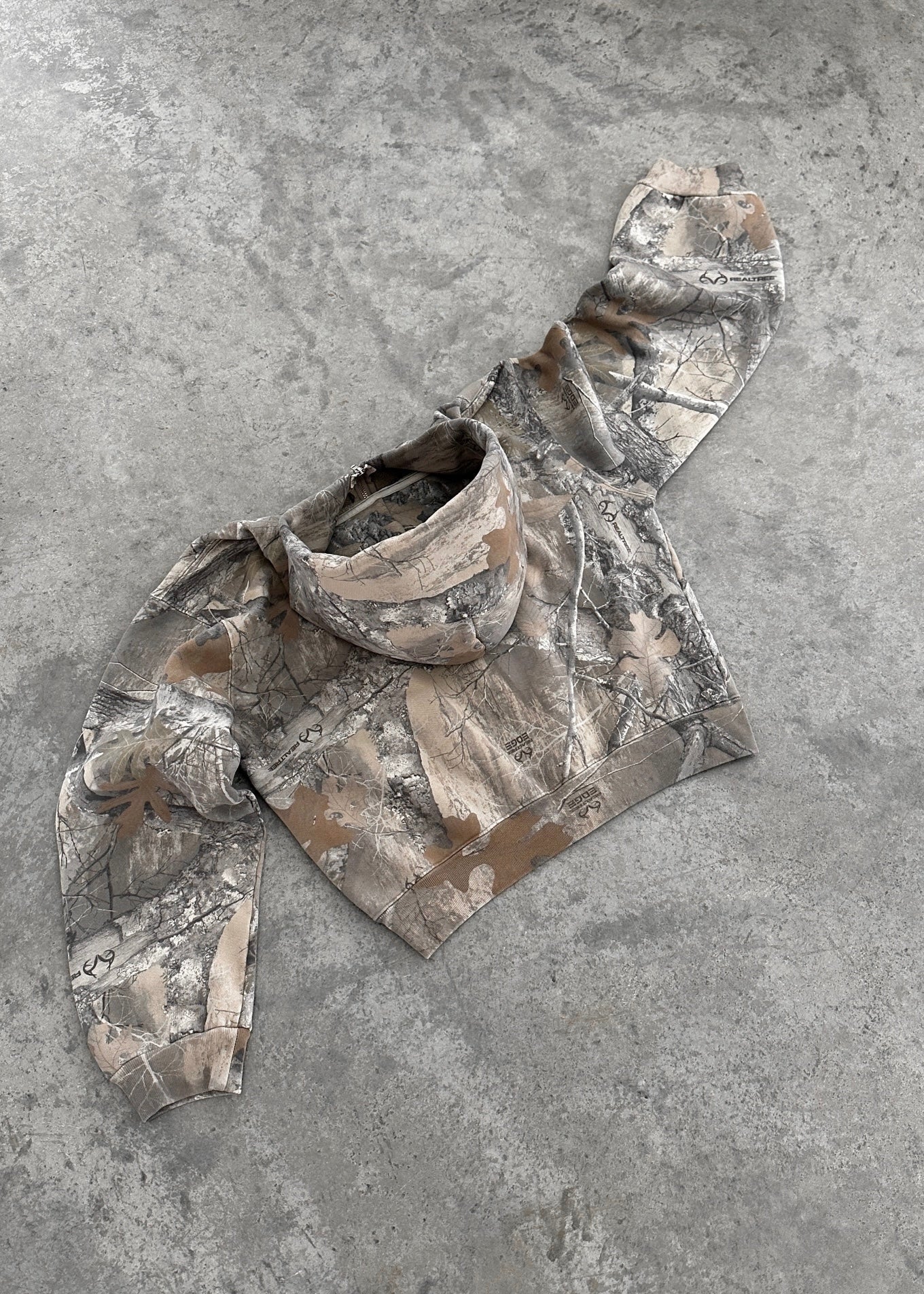 SWEATS® Camo Zip-up Hoodie
