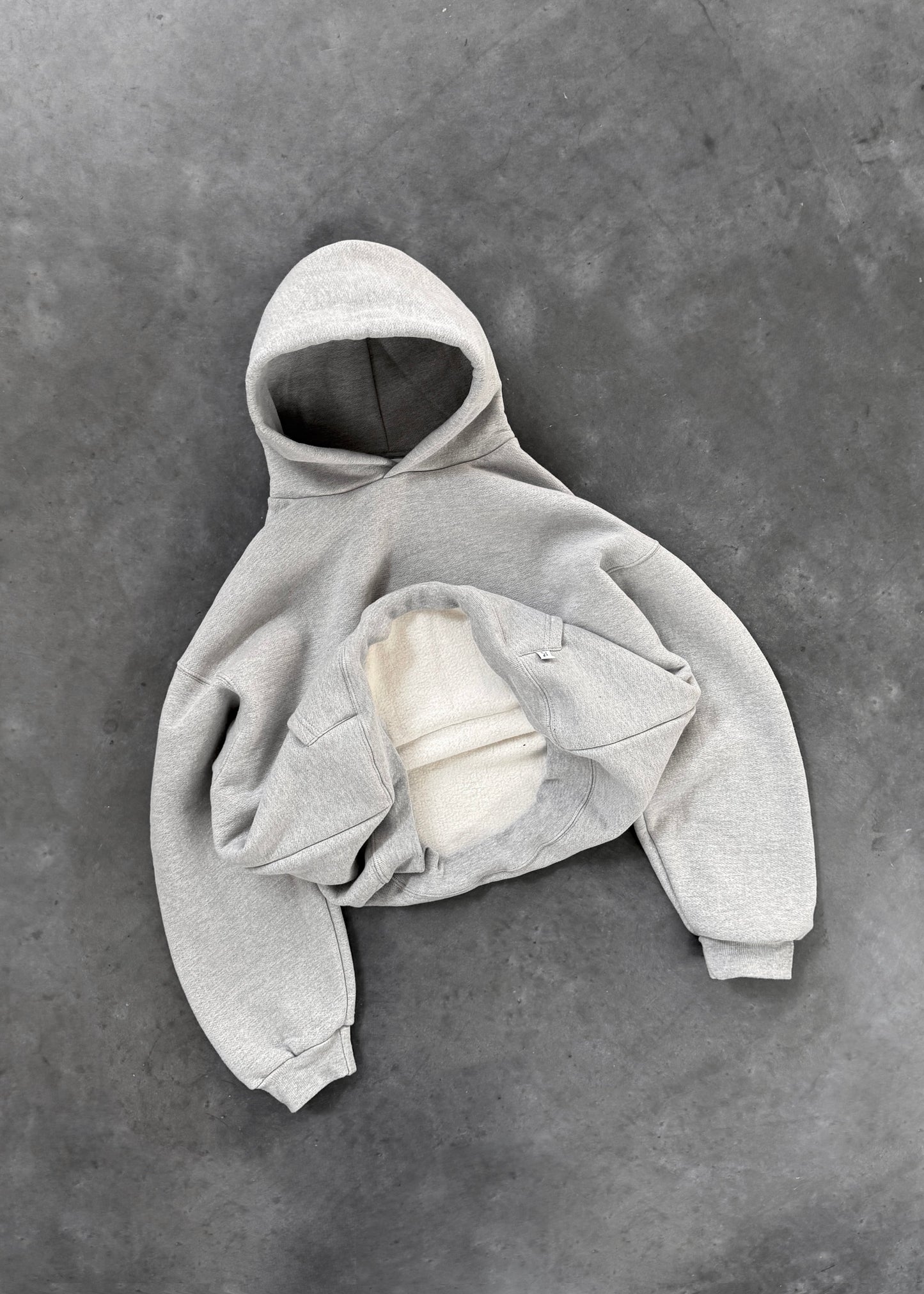 Felpa con cappuccio grigia SWEATS®