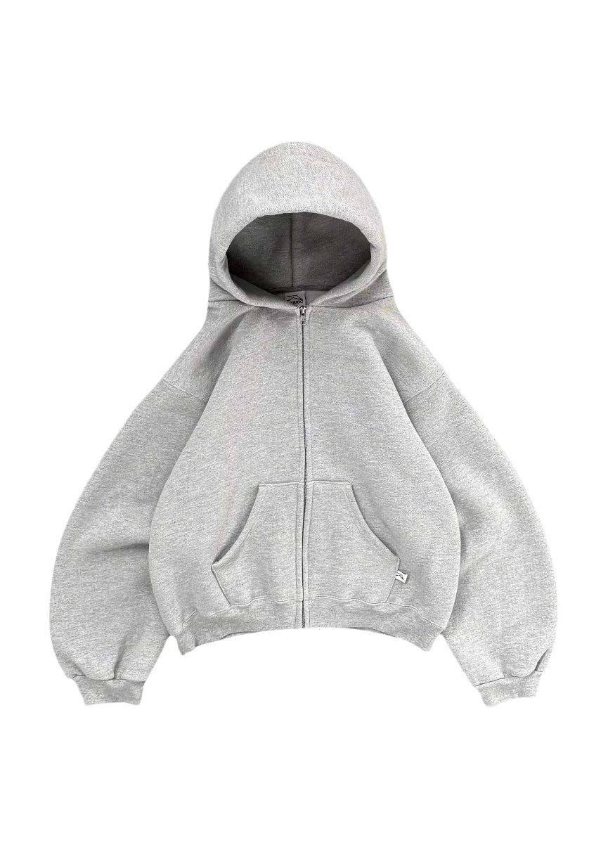 Felpa grigia con cerniera SWEATS®