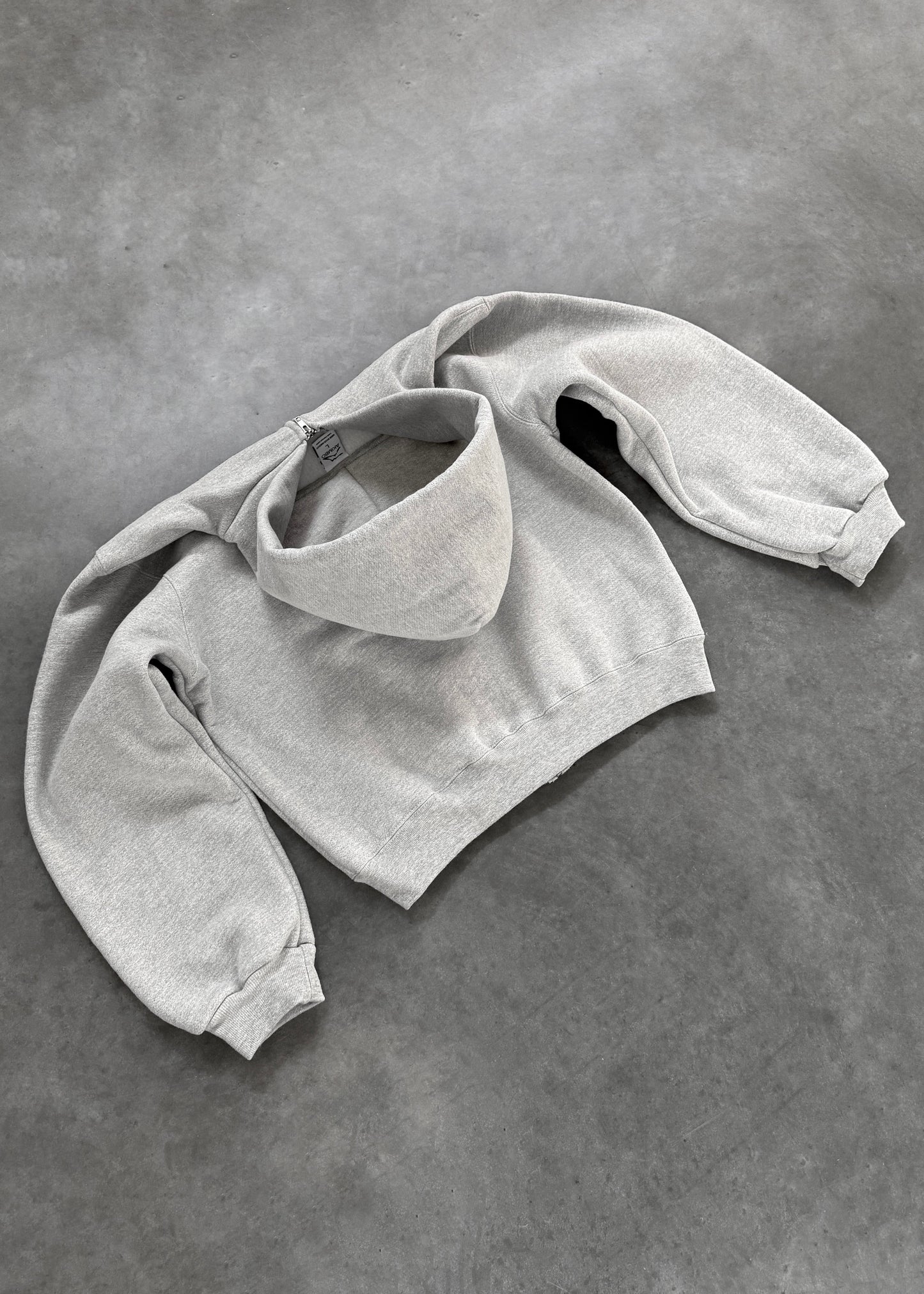 Felpa grigia con cerniera SWEATS®