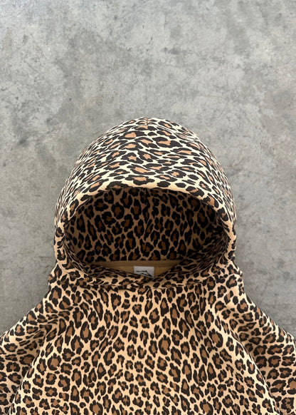 Felpa con cappuccio leopardata SWEATS® 