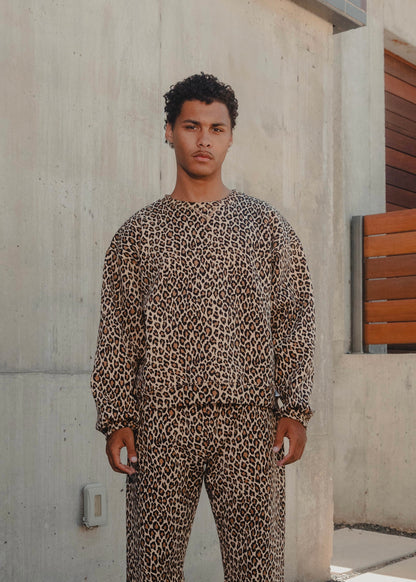 SWEATS® Leopard Crewneck