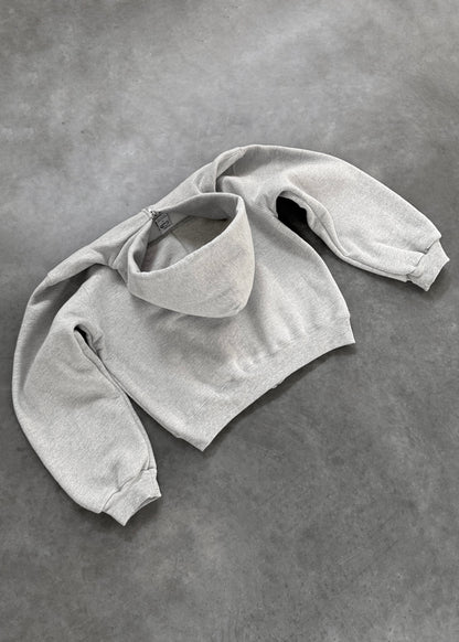 Felpa grigia con cerniera SWEATS®