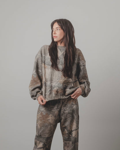 SWEATS® Camo Crewneck